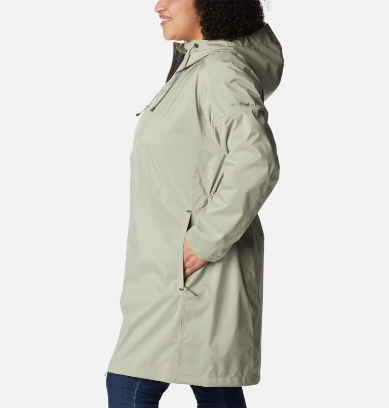 Women's Columbia Weekend Adventure Long Shell Jackets Mint | Plus Size CA-I156A